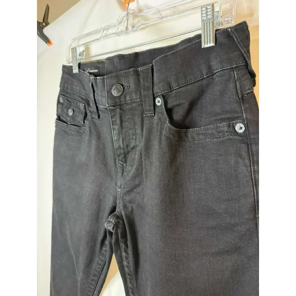 True Religion Ricky Relaxed straight jean in black men's sz. 29